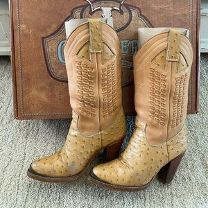 Ostrich Western Cowgirl Boots
